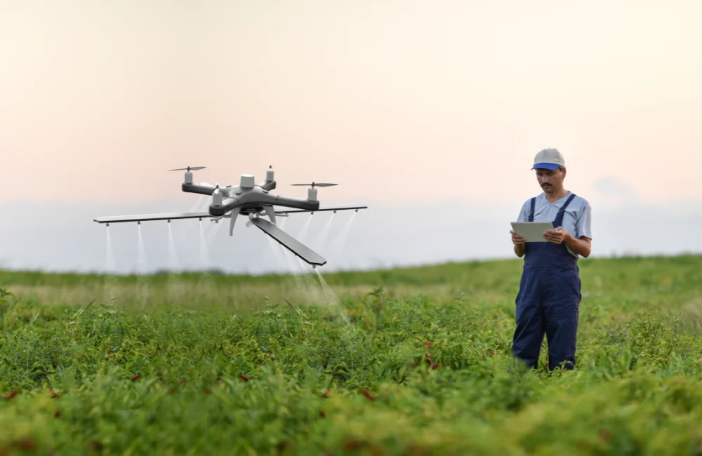 เทคโนโลยีของโดรนเพื่อการเกษตร